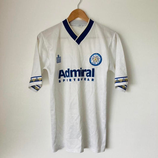 Leeds United 1992/1993 White Home Football Shirt (XS)