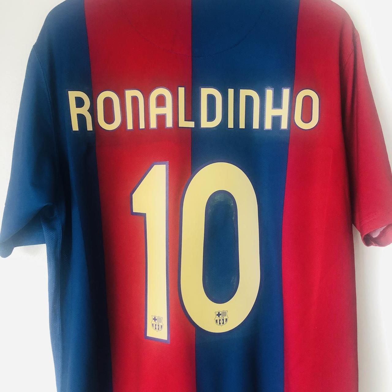 Barcelona 2006/2007 Red & Blue Football Shirt (XL)