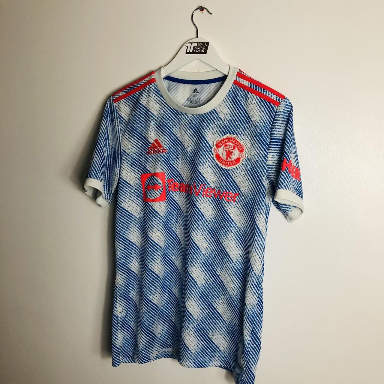 Manchester United 2021/2022 Blue Away Football Shirt (M)