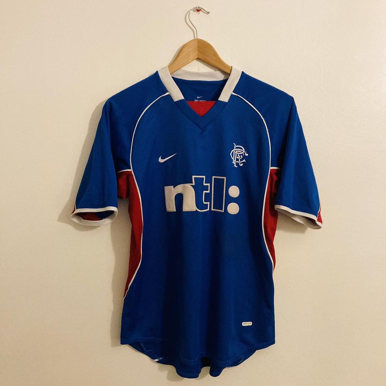 Rangers 2001/2002 Blue Home Football Shirt (S)