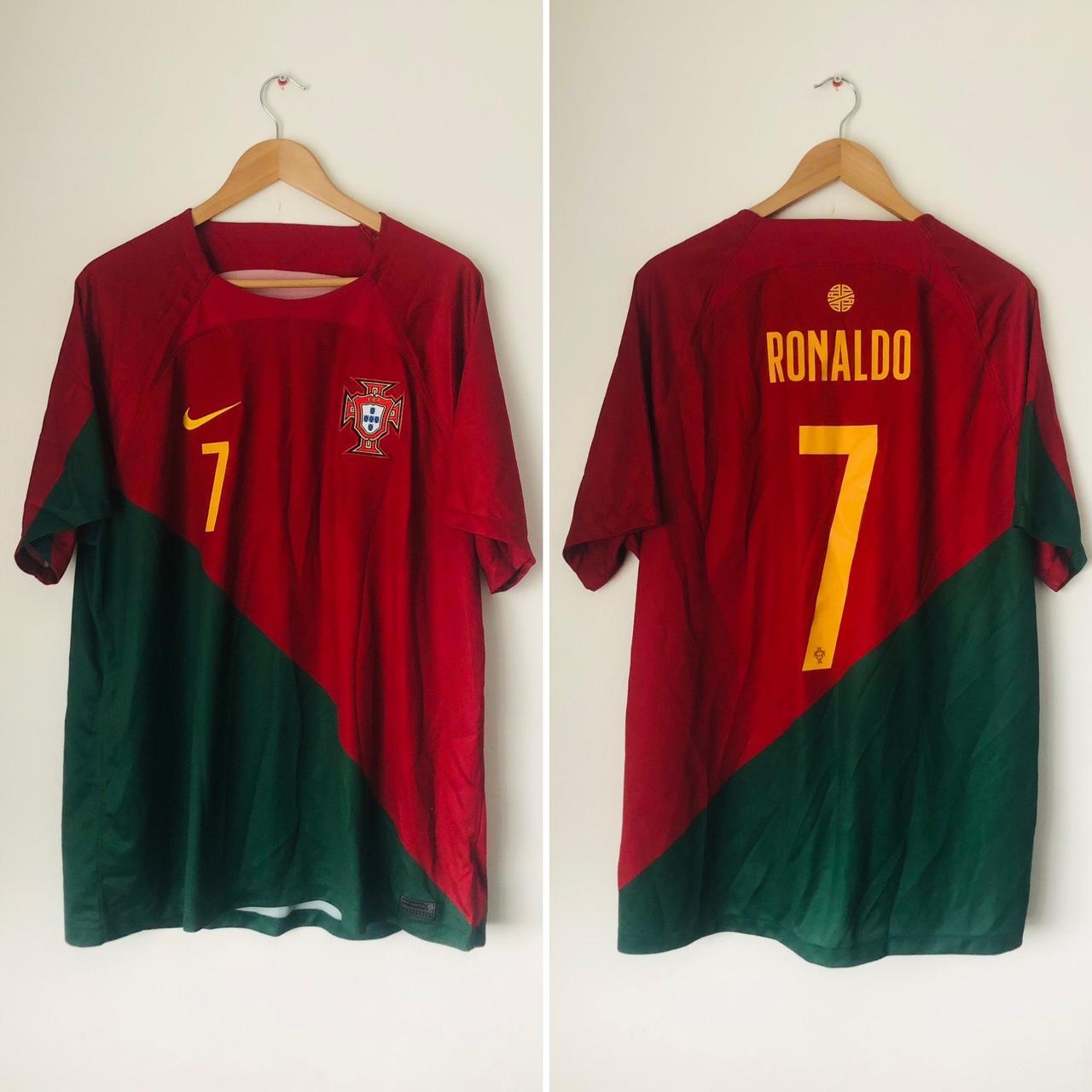 Portugal 2022/2024 Red & Green Home Football Shirt (XXL)