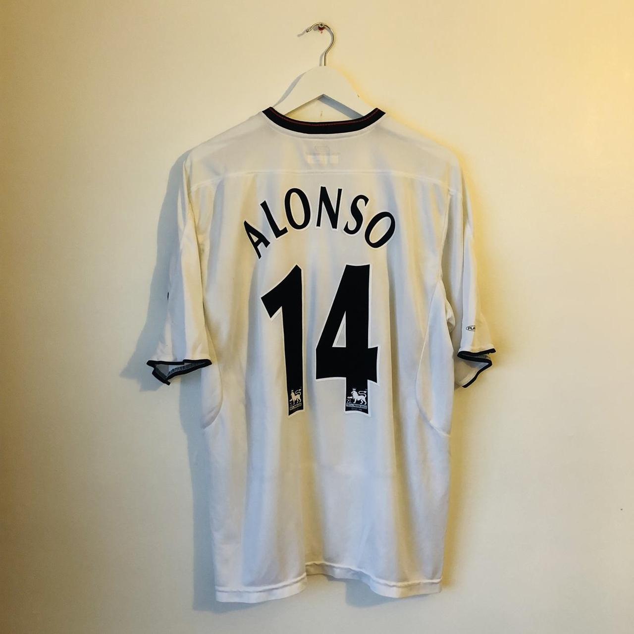 Liverpool 2003/2005 White Away Football Shirt (XL)