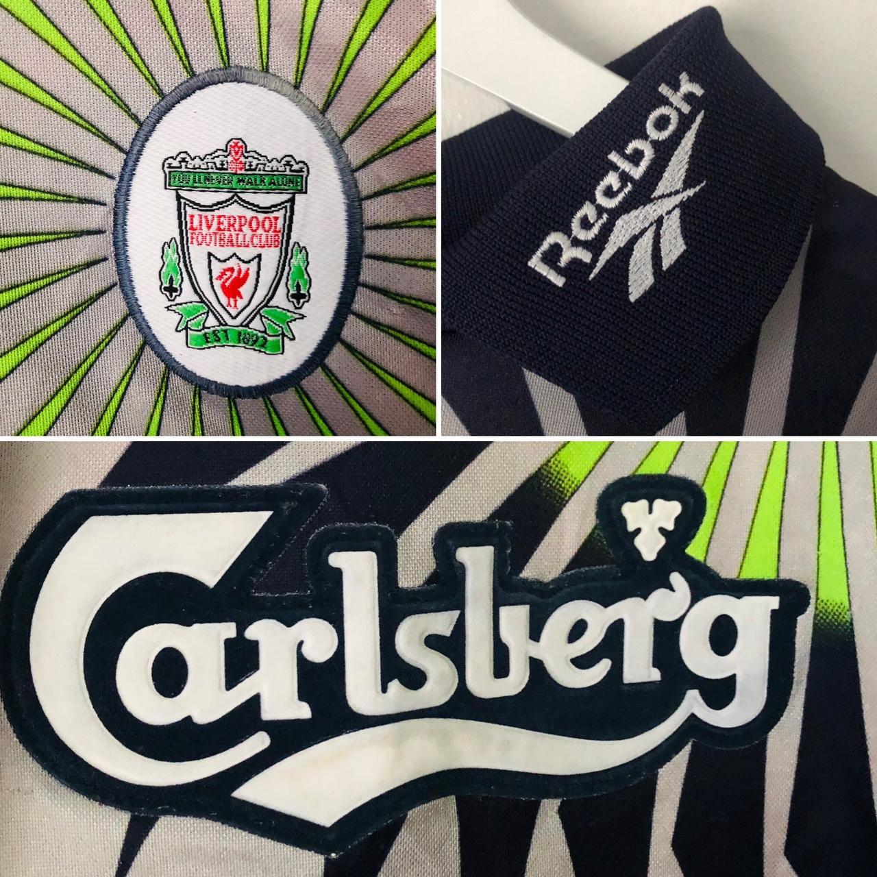 Liverpool 1998/1999 Black & Gray Goalkeeper Football Shirt (S)