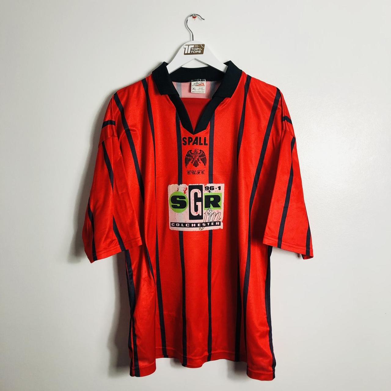 Colchester United 1994/1995 Red Away Football Shirt (XL)