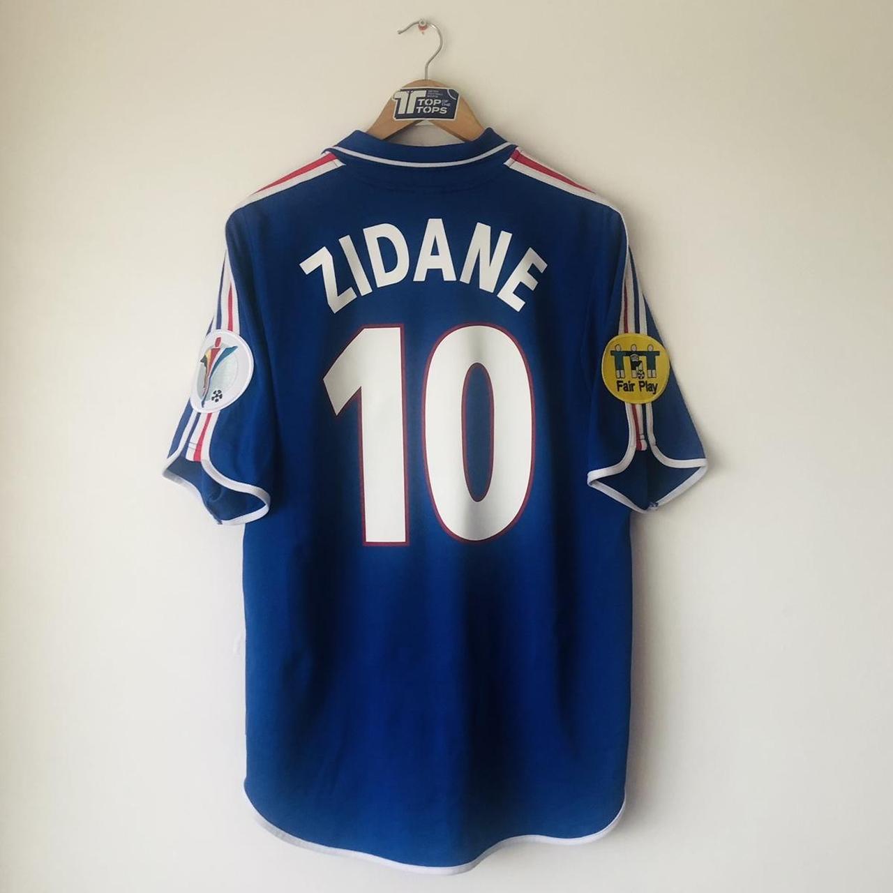 France 2000 Blue Football Shirt (M)