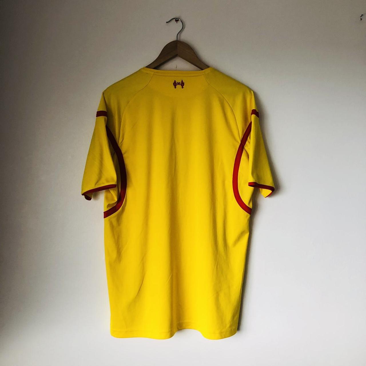 Liverpool 2014/2015 Yellow Away Football Shirt (L)