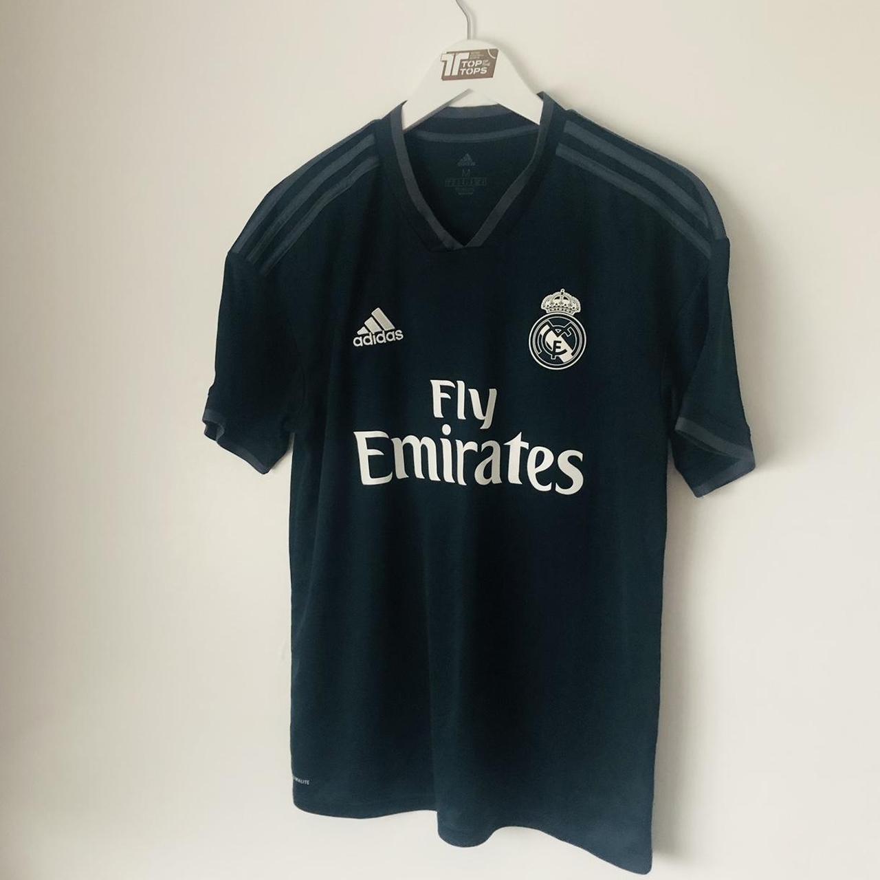 Real Madrid 2018/2019 Black Third Football Shirt (M)