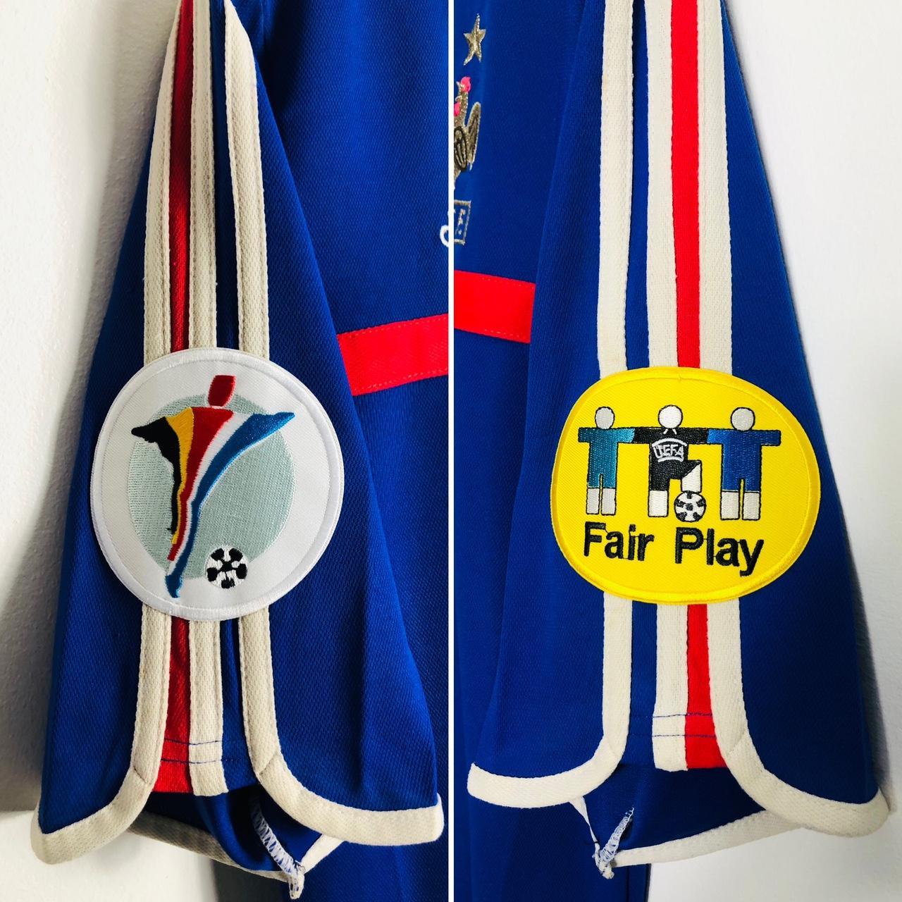 France 2000 Blue Home Football Shirt (XL)