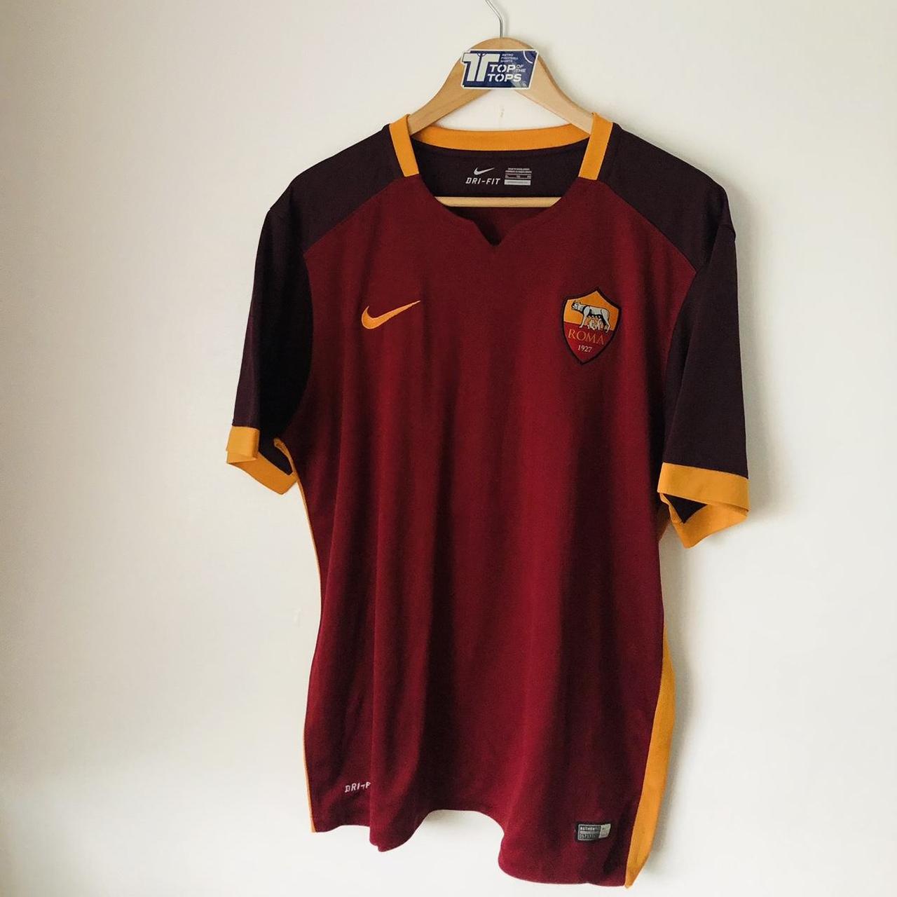 AS Roma 2015/2016 Red Football Shirt (XL)