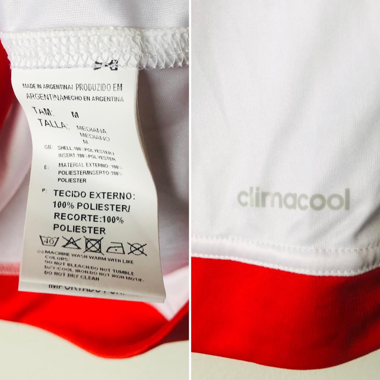 River Plate 2016/2017 Red & White Home Football Shirt (M)