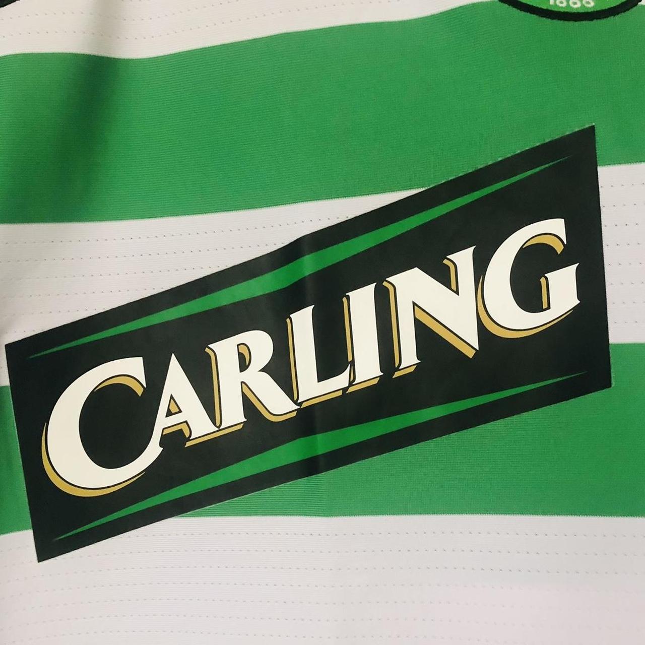 Celtic 2004/2005 Green & White Football Shirt (L)