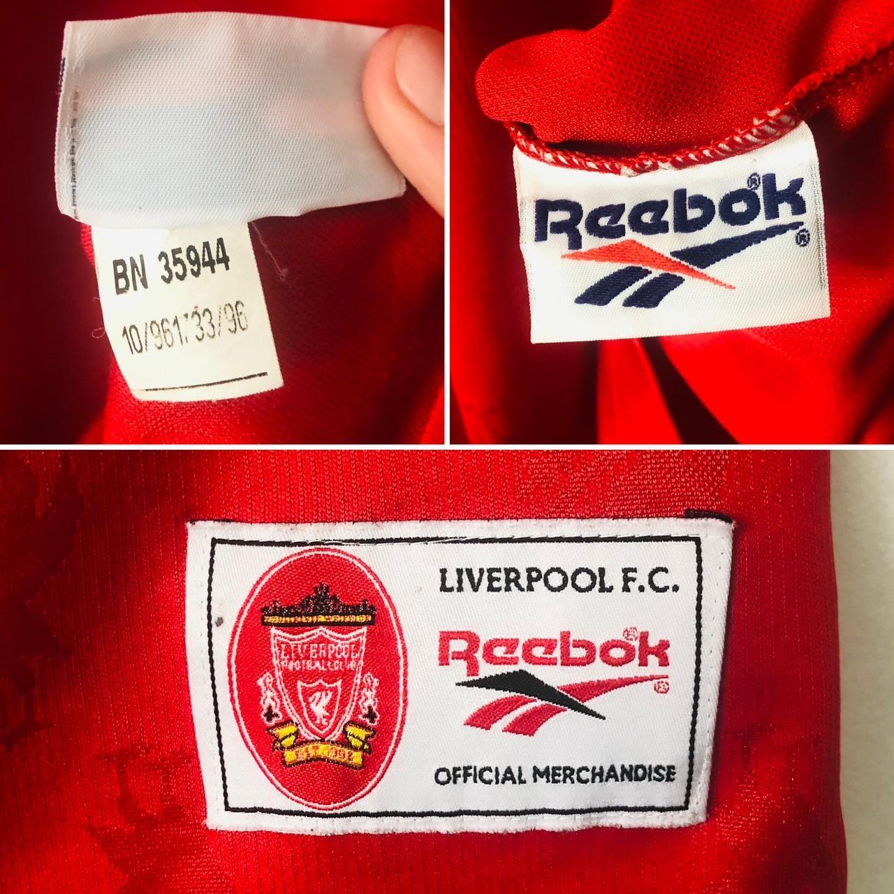 Liverpool 1996/1998 Red Home Football Shirt (XXL)