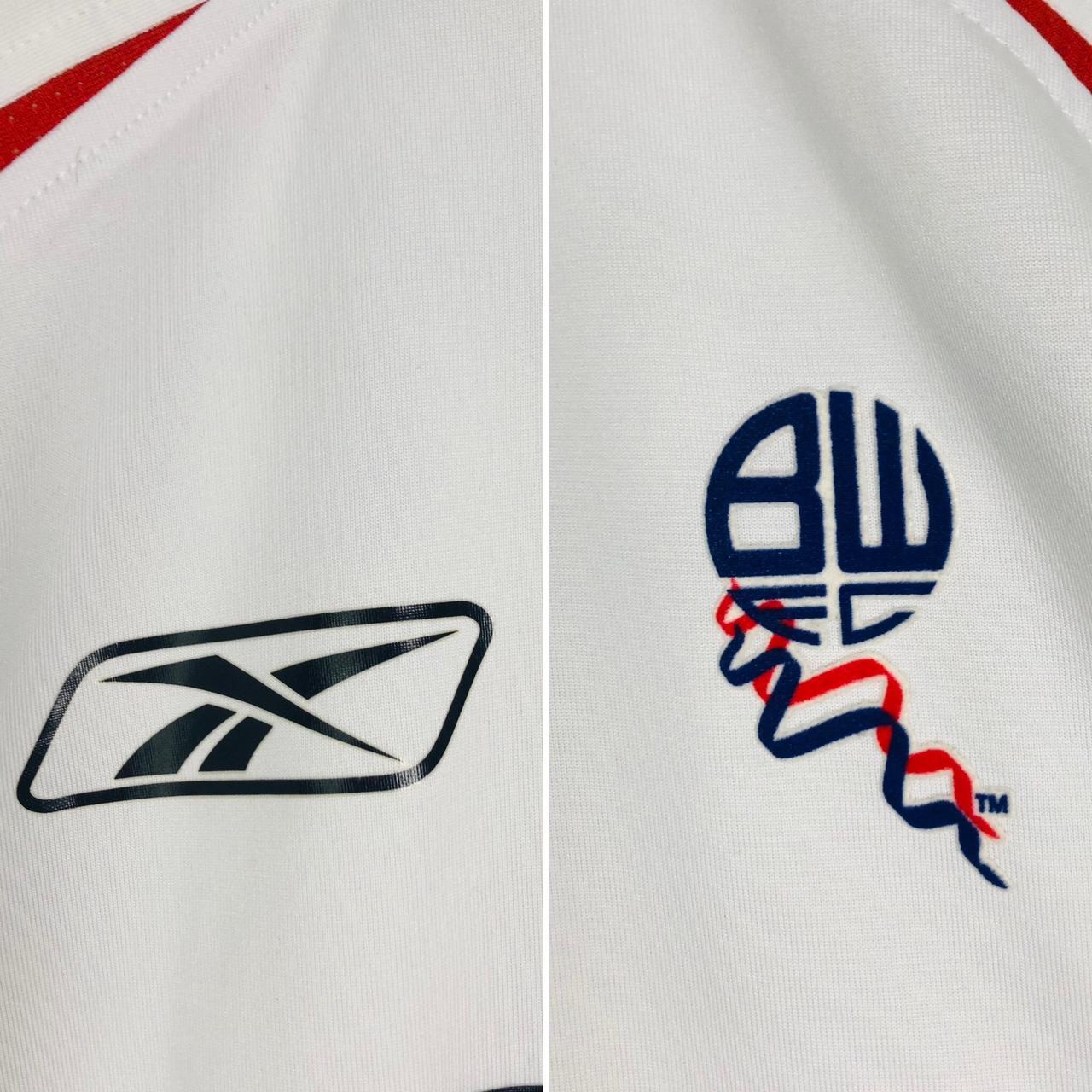 Bolton Wanderers 2007/2008 White Home Football Shirt (M)