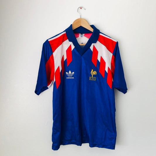 France 1990/1992 Blue Home Football Shirt (M)