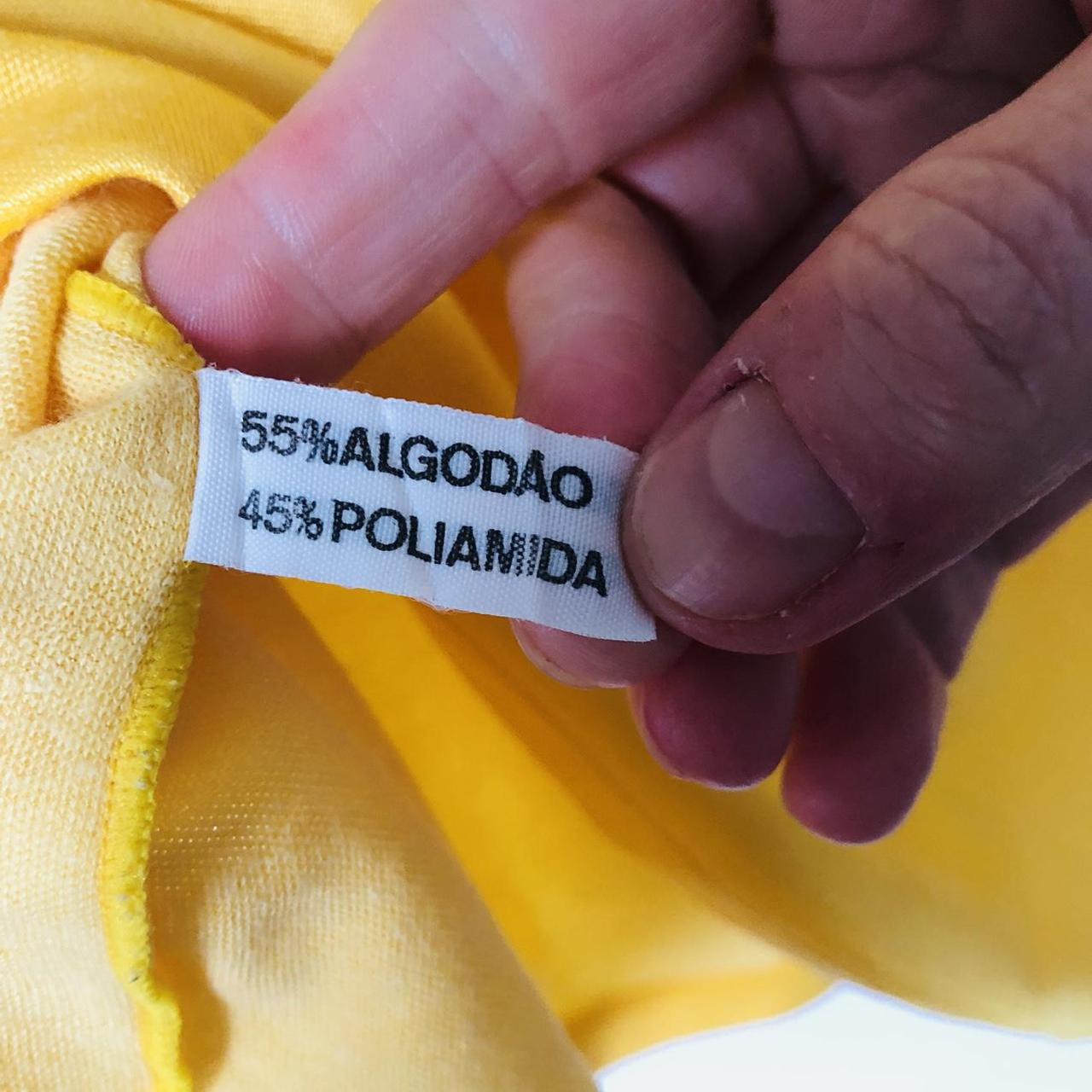 Brazil 1988/91 Yellow Home Football Shirt (M/L)