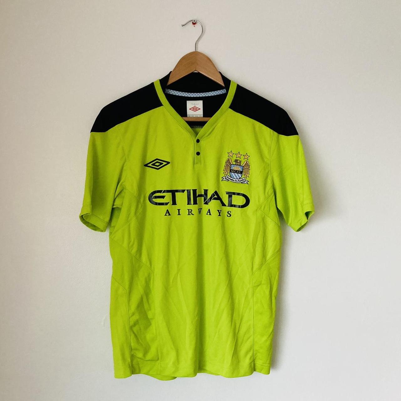 Manchester City 2011/2012 Green Training Shirt (M)