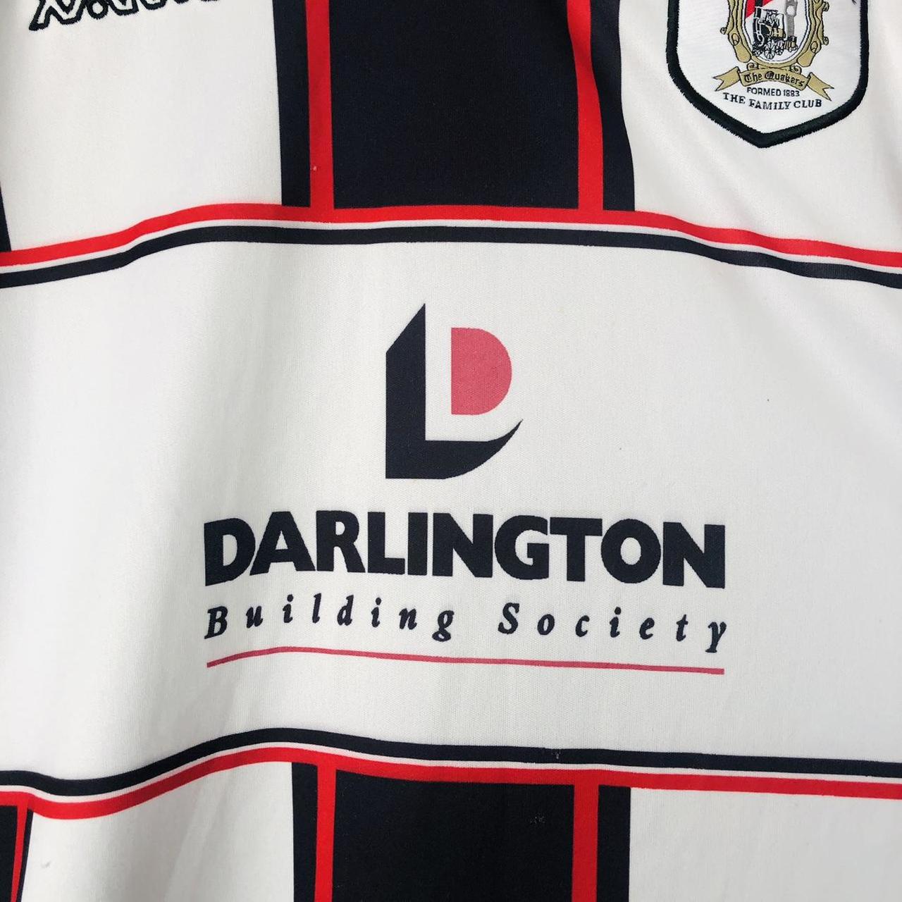 Darlington 2003/2004 White & Black Home Football Shirt (YXL)