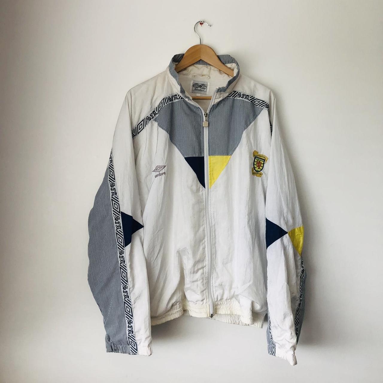 Scotland 1990 White Shell Suit (L)
