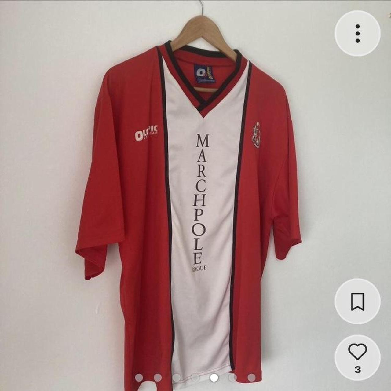 Leyton Orient 1997/1998 Red & White Home Football Shirt (XL)