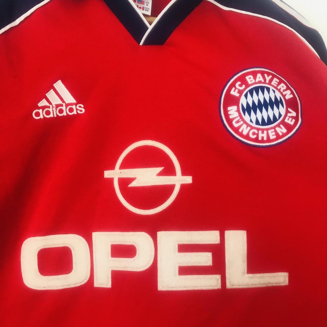 Bayern Munich 1999/2001 Red & Blue Home Football Shirt (M)