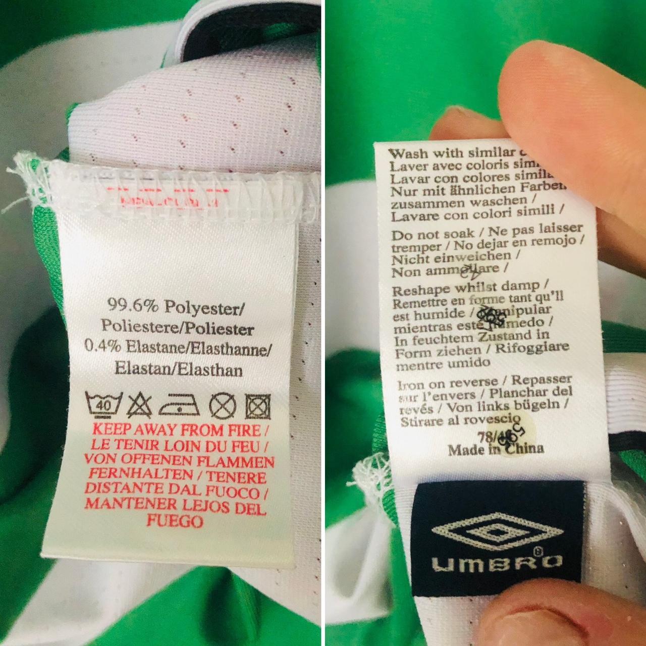 Celtic 2004/2005 Green & White Football Shirt (L)