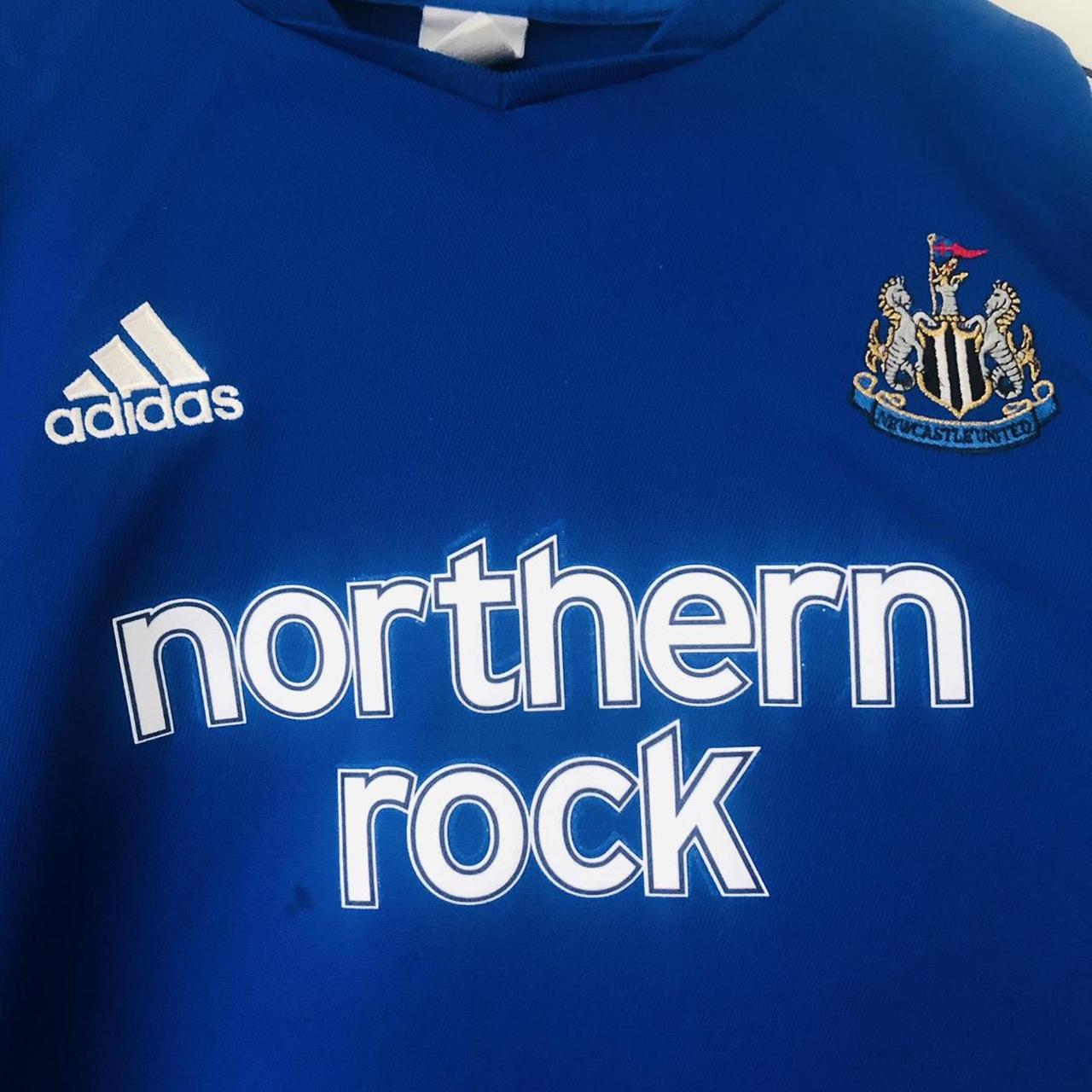 Newcastle United 2003/2004 Blue Goalkeeper Football Shirt (XXL)