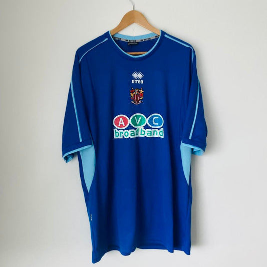 Stevenage Borough 2005/2006 Blue Away Football Shirt (XXXL)
