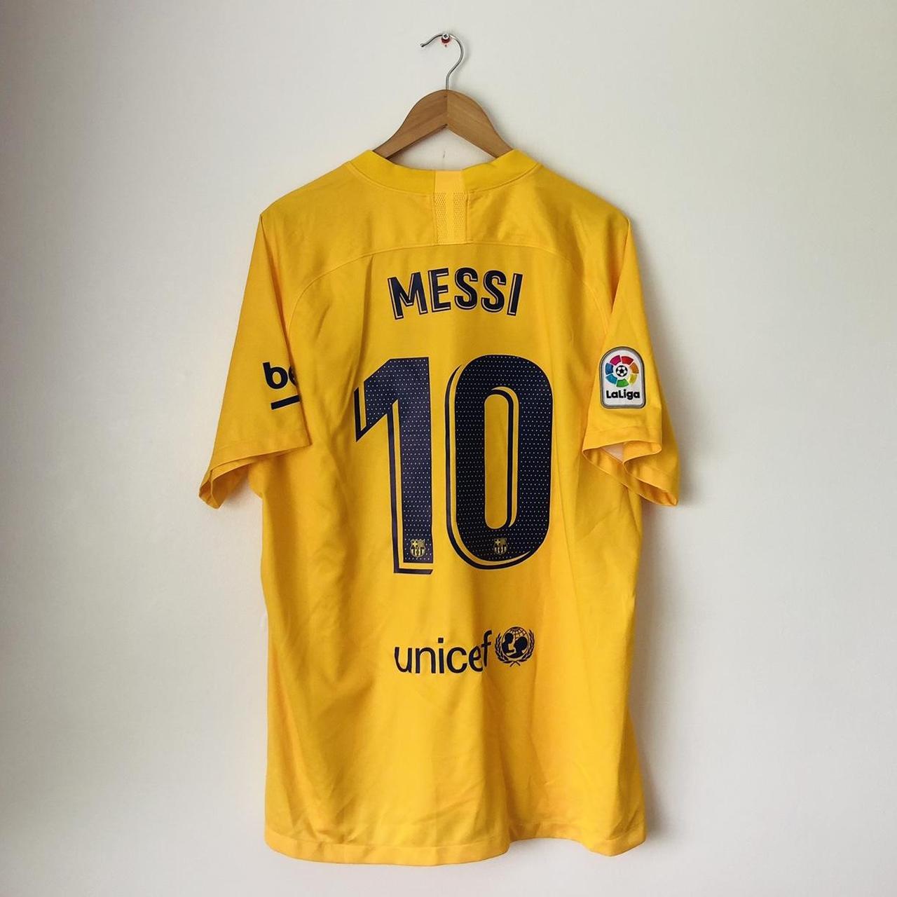 Barcelona 2019/2020 Yellow Fourth Football Shirt (XXL)