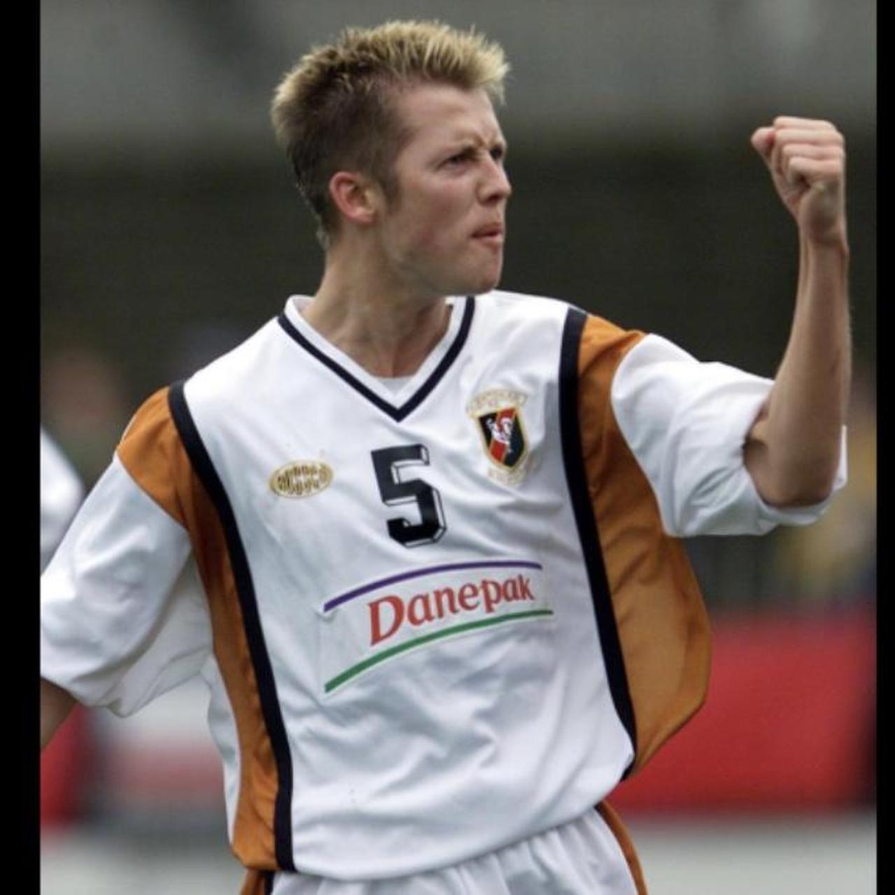 Glentoran 2002/2003 White Away Football Shirt (L)