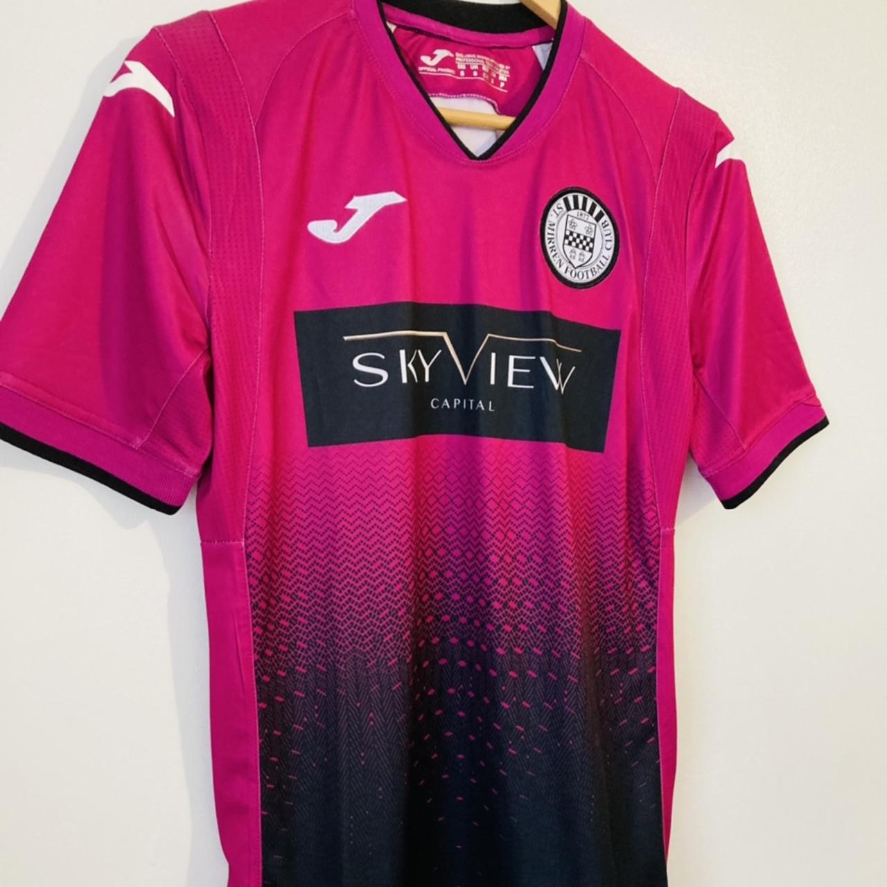 St Mirren 2018/2019 Pink Away Football Shirt (S)