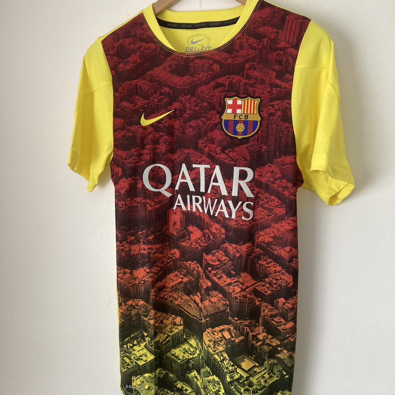 Barcelona 2013/2014 Multicolor Training Football Shirt (S)