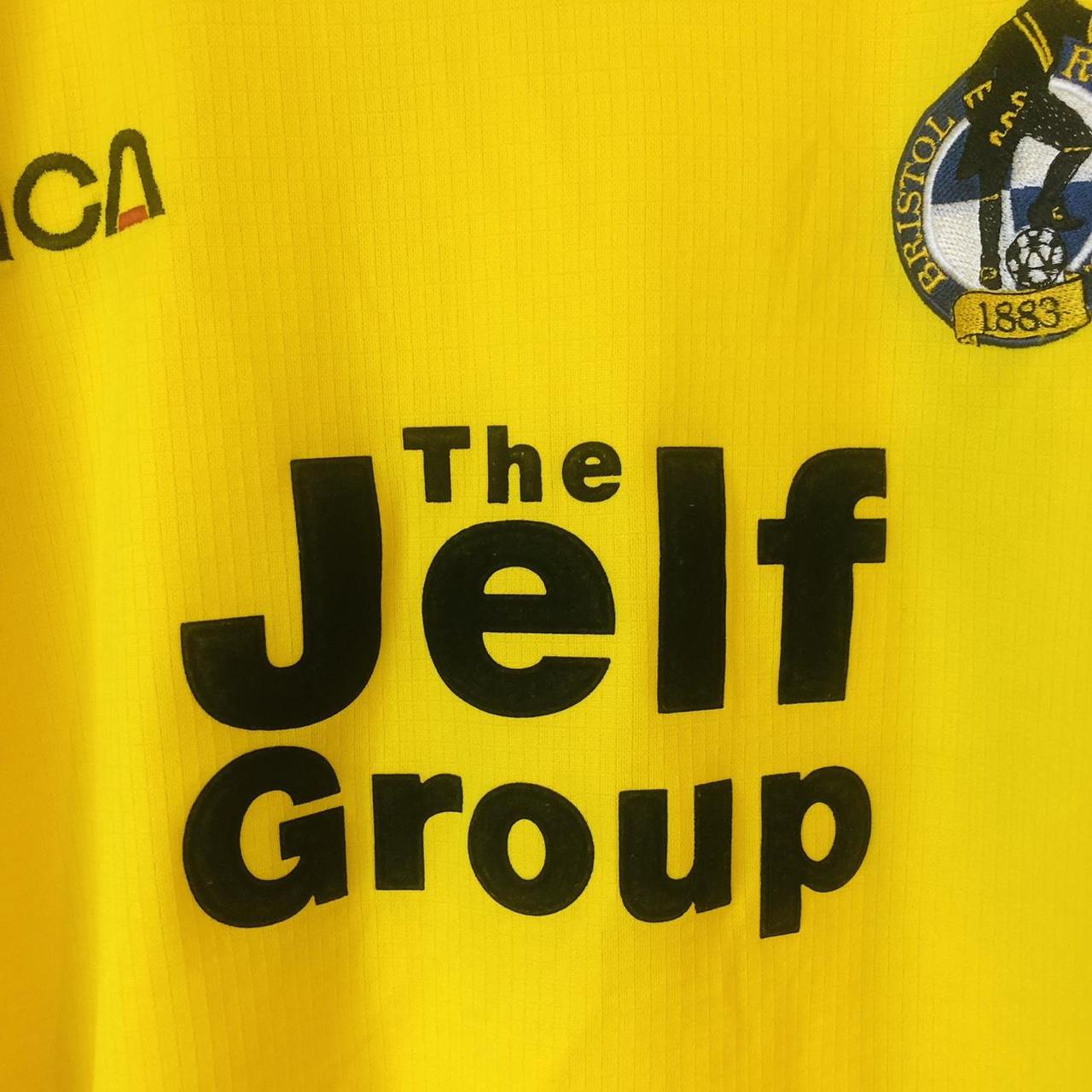 Bristol Rovers 1997/1998 Yellow Away Football Shirt (S)