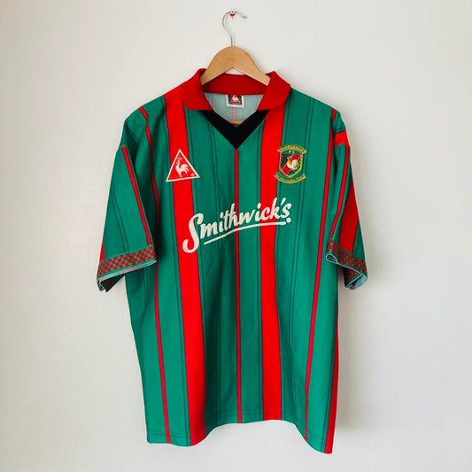 Glentoran 1996/1997 Green Home Football Shirt (L)