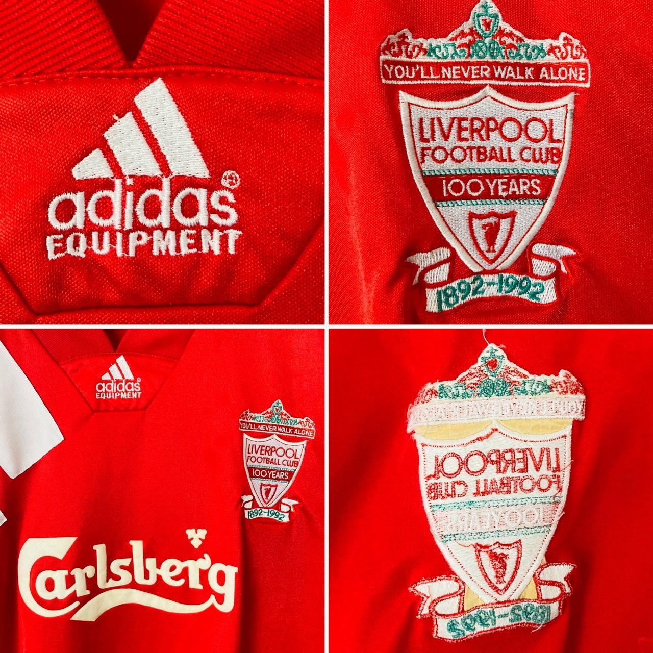 Liverpool 1992/1993 Red Home Football Shirt (XL)