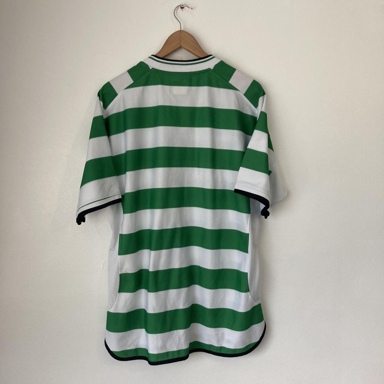 Celtic 2001/2003 Green & White Home Football Shirt (XL)