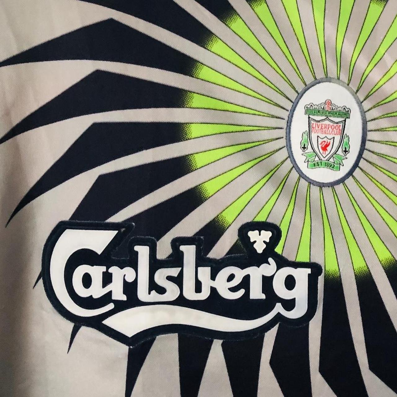 Liverpool 1998/1999 Black & Gray Goalkeeper Football Shirt (S)