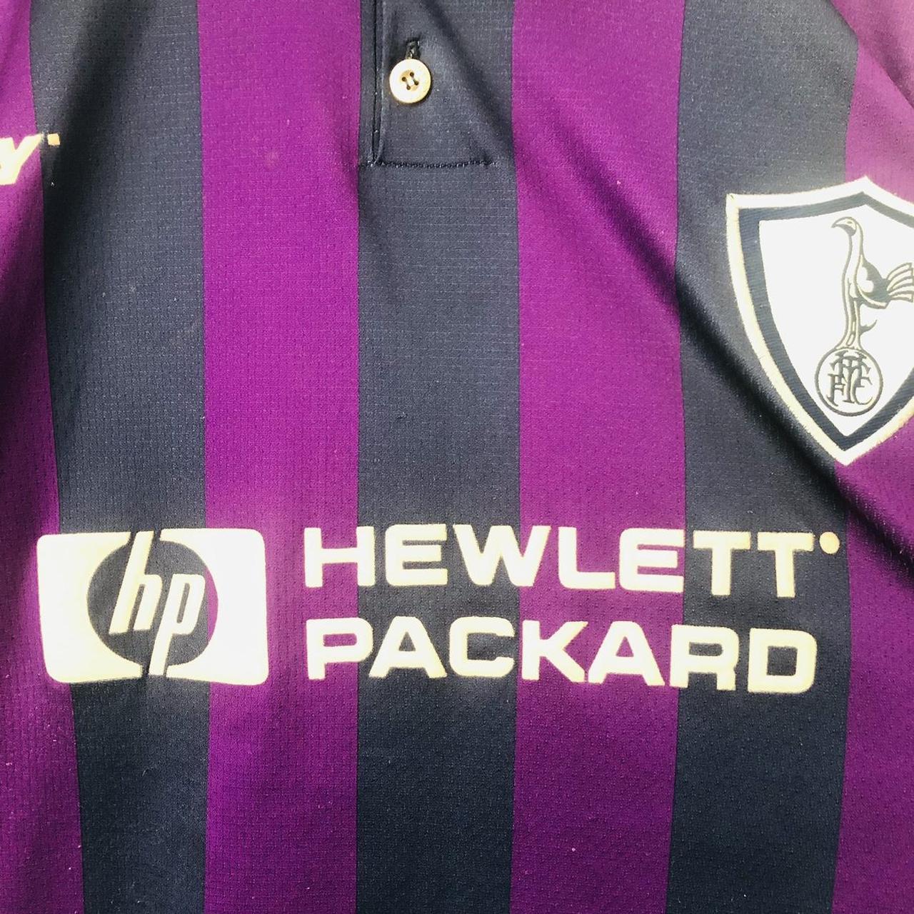 Tottenham Hotspur 1995/1997 Blue & Purple Away Football Shirt (XXL)