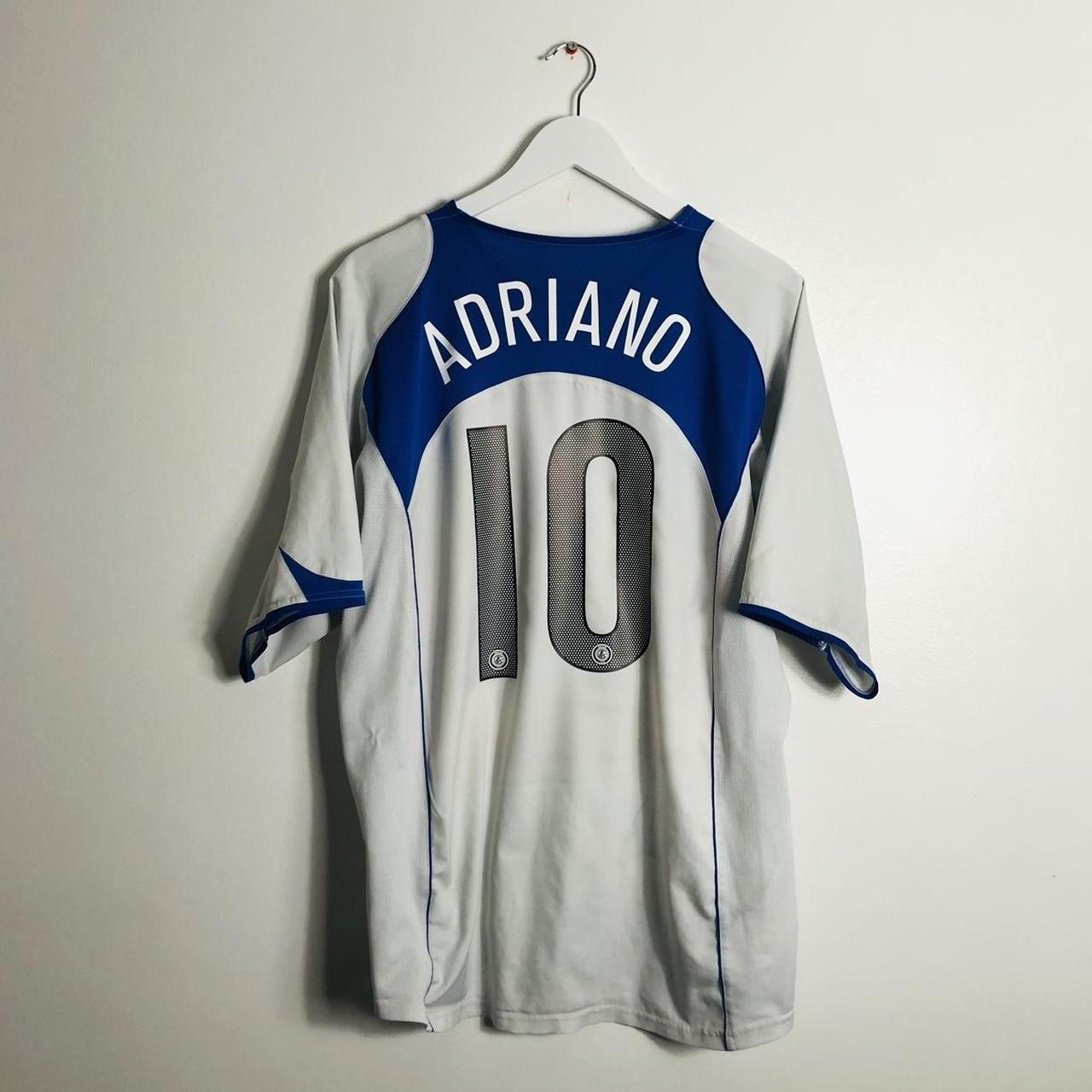 Inter Milan 2004/2005 White Away Football Shirt (XL)