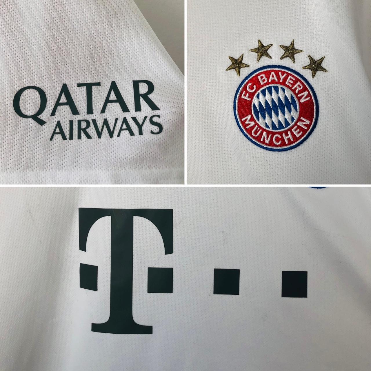 Bayern Munich 2019/2020 White Away Football Shirt (XXL)