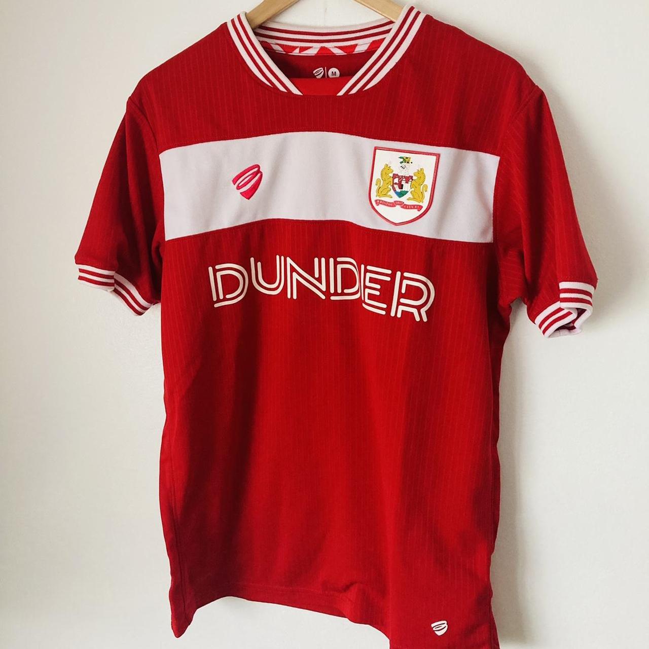 Bristol City 2018/2019 Red & White Football Shirt (L)