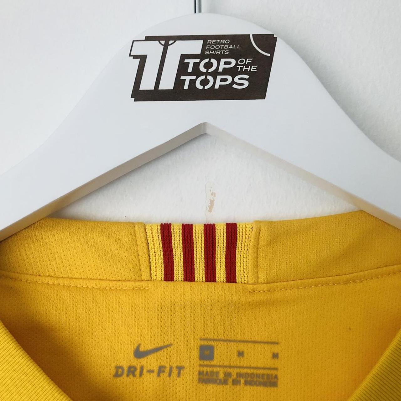 Barcelona 2019/2020 Yellow Away Football Shirt (M)