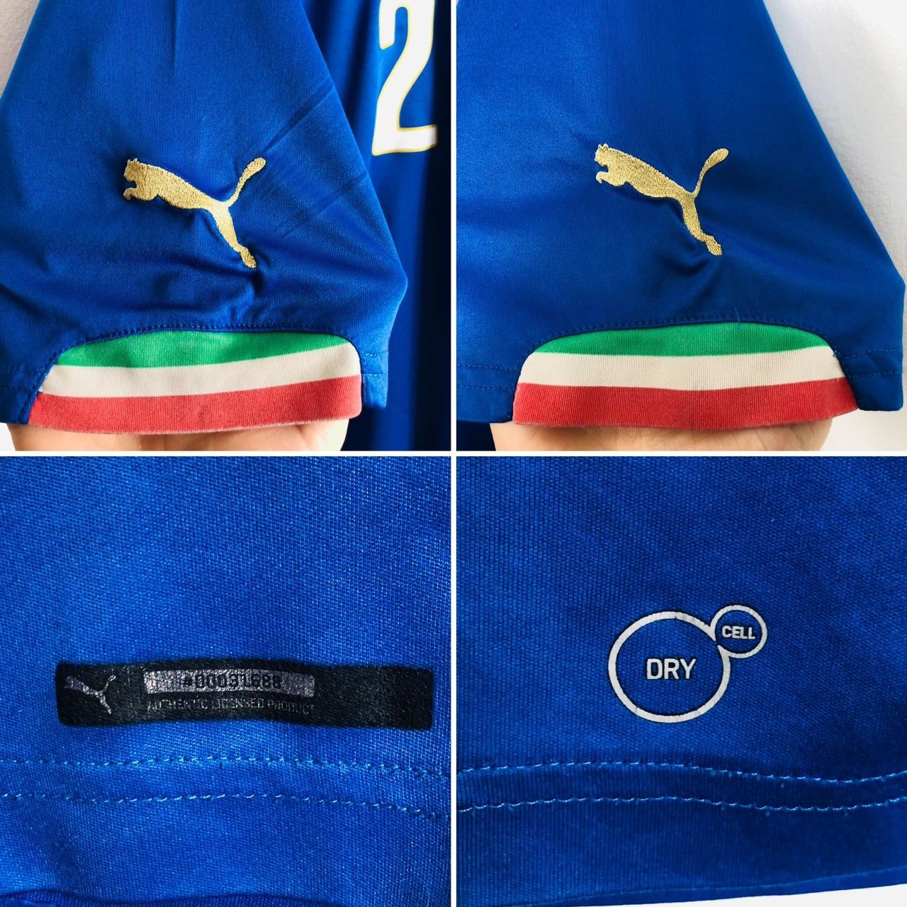 Italy 2014/2015 Blue Home Football Shirt (XL)
