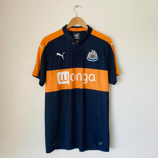 Newcastle United 2016/2017 Navy Away Football Shirt (L)