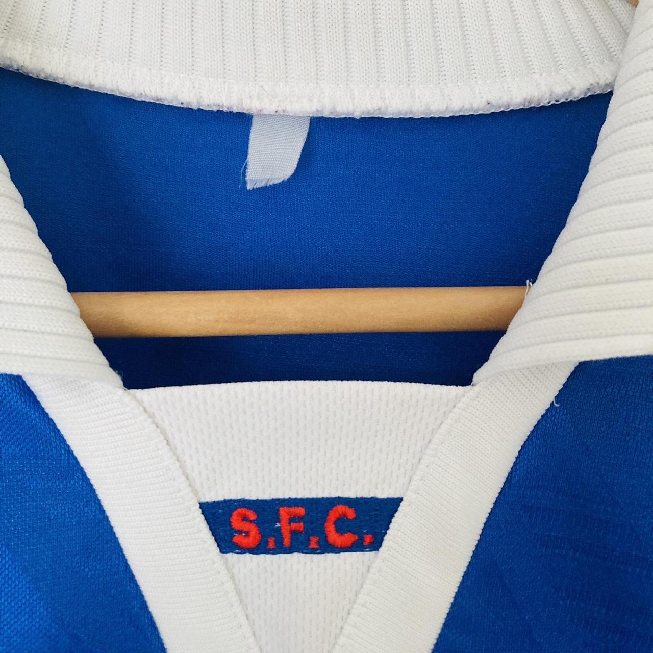 Stranraer 1997/1999 Blue Away Football Shirt (XL)