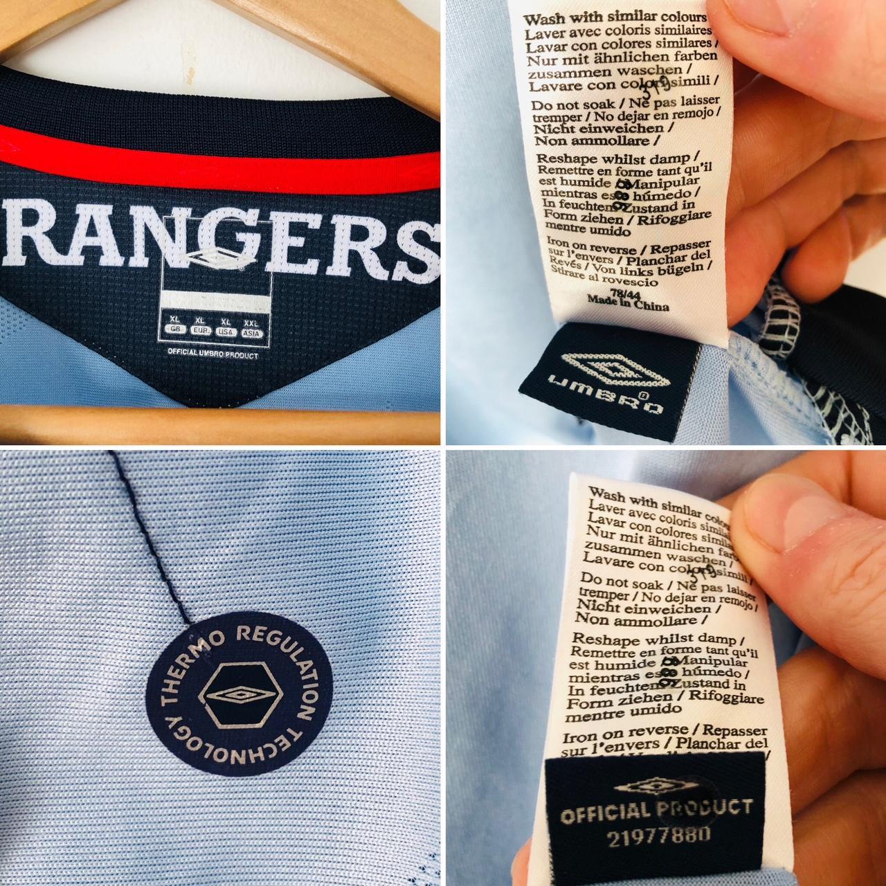 Rangers 2006/2007 Blue Third Football Shirt (XL)