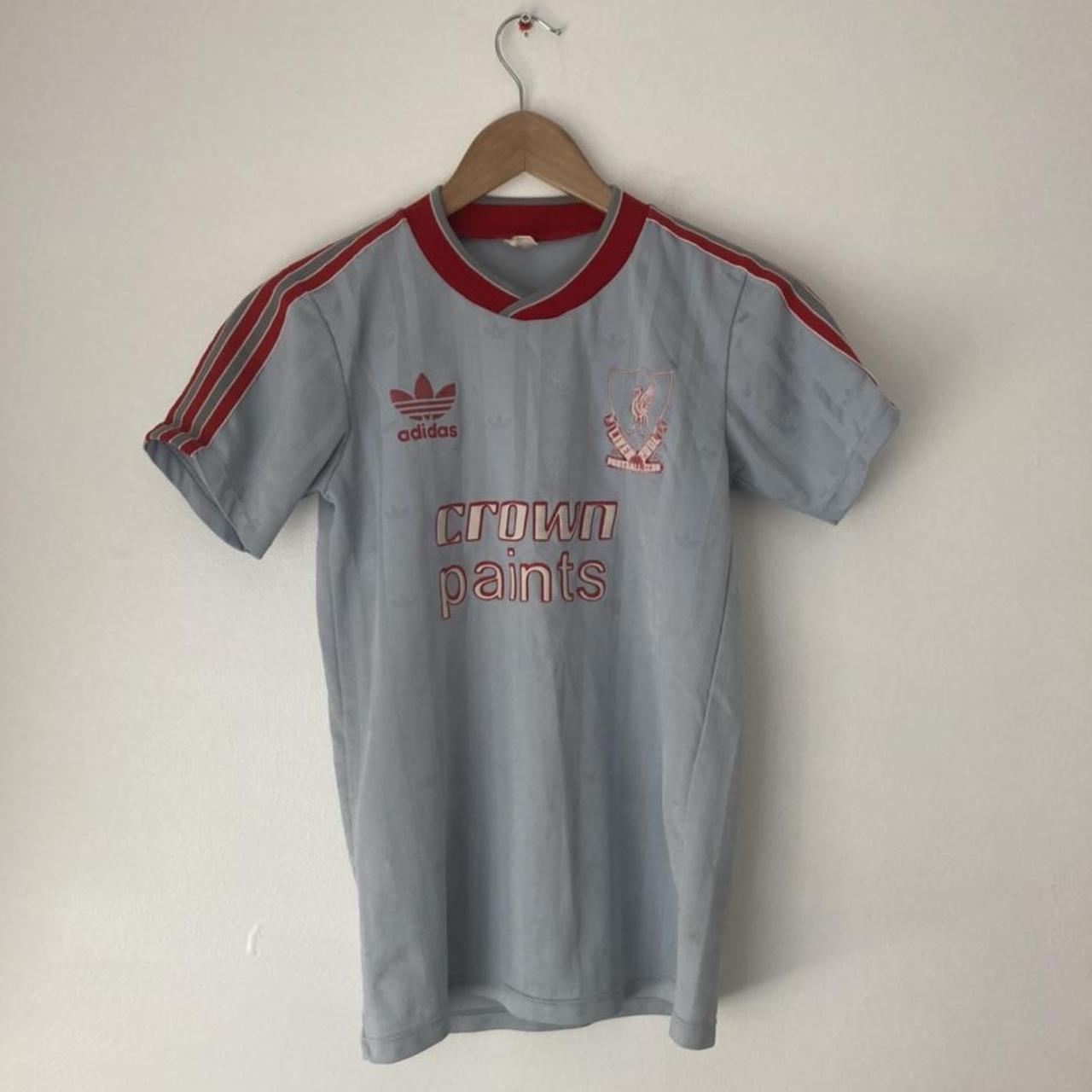 Liverpool 1987/1988 Grey Away Football Shirt (YL)