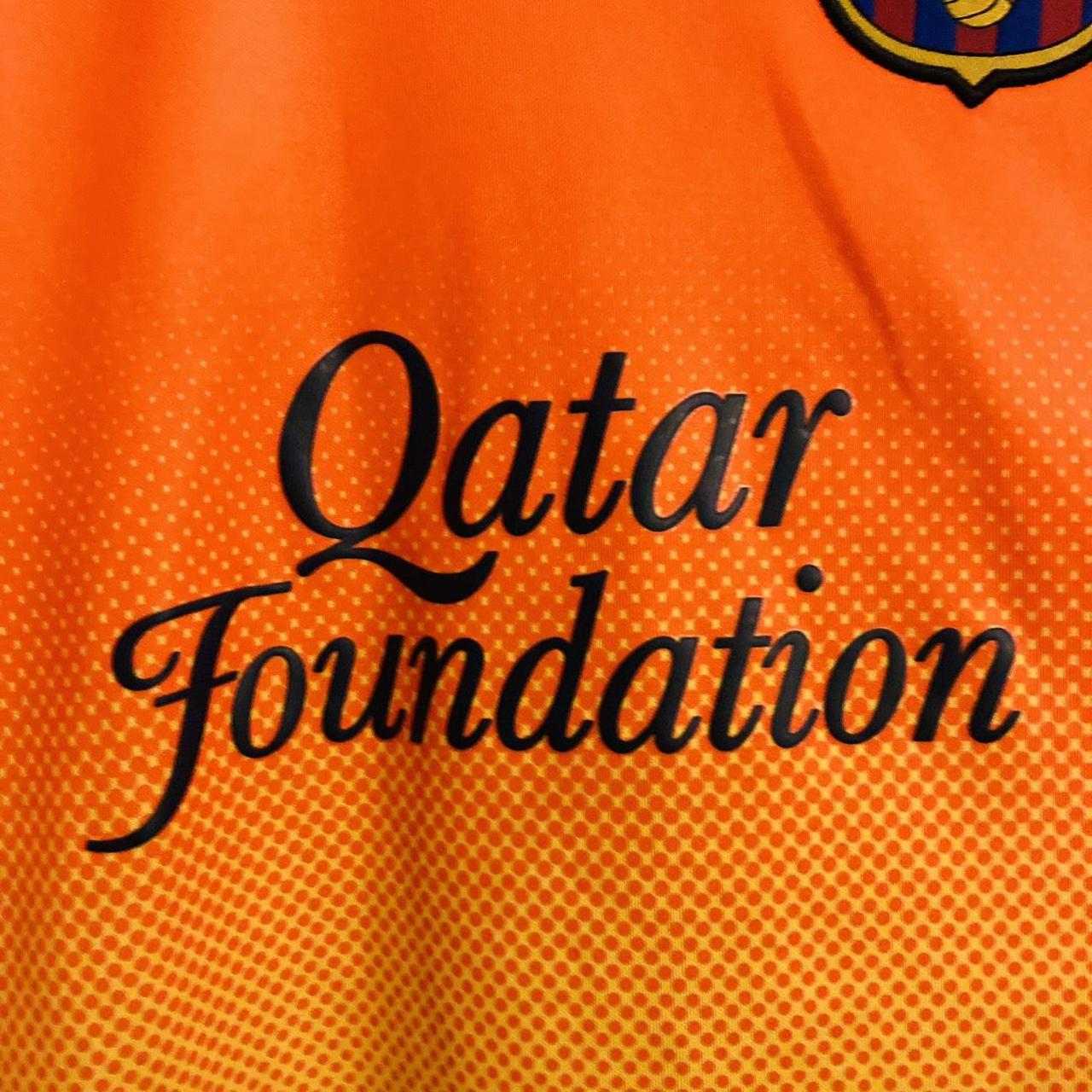 Barcelona 2012/2013 Orange Away Football Shirt (S)