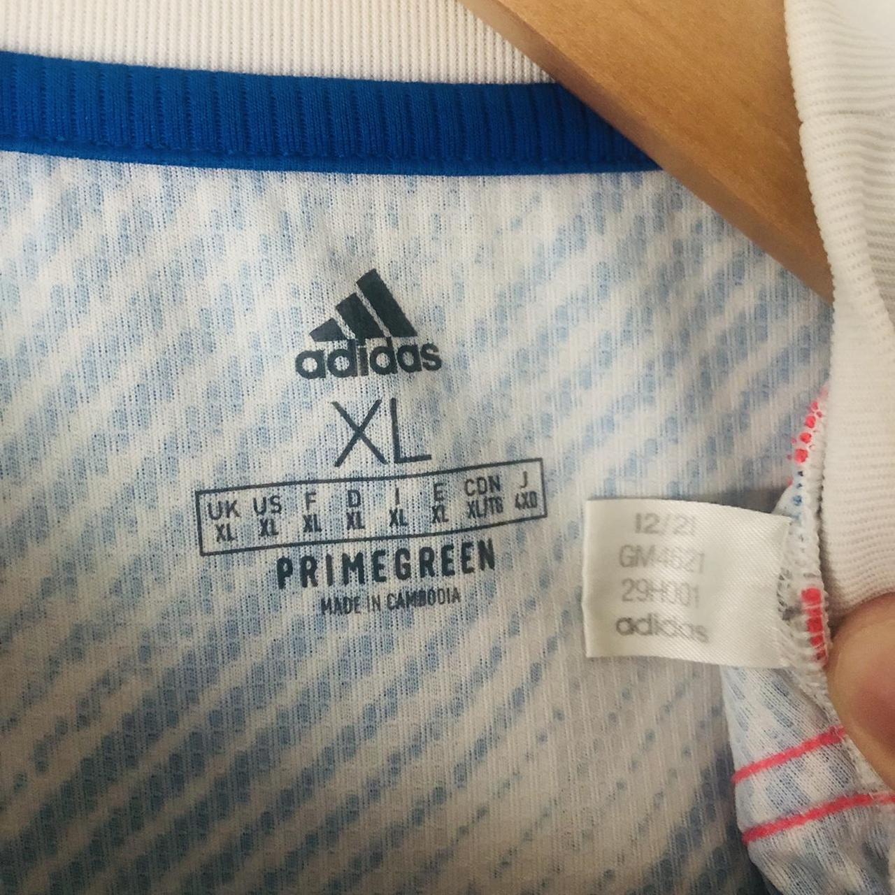 Manchester United 2021/2022 Blue & White Away Football Shirt (XL)