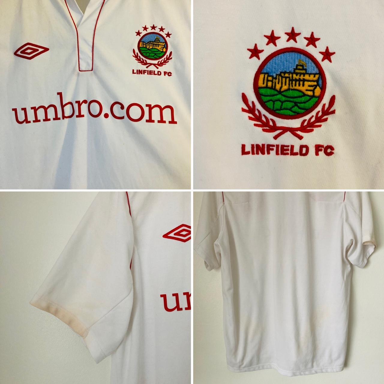 Linfield 2012/2013 White Away Football Shirt (L)