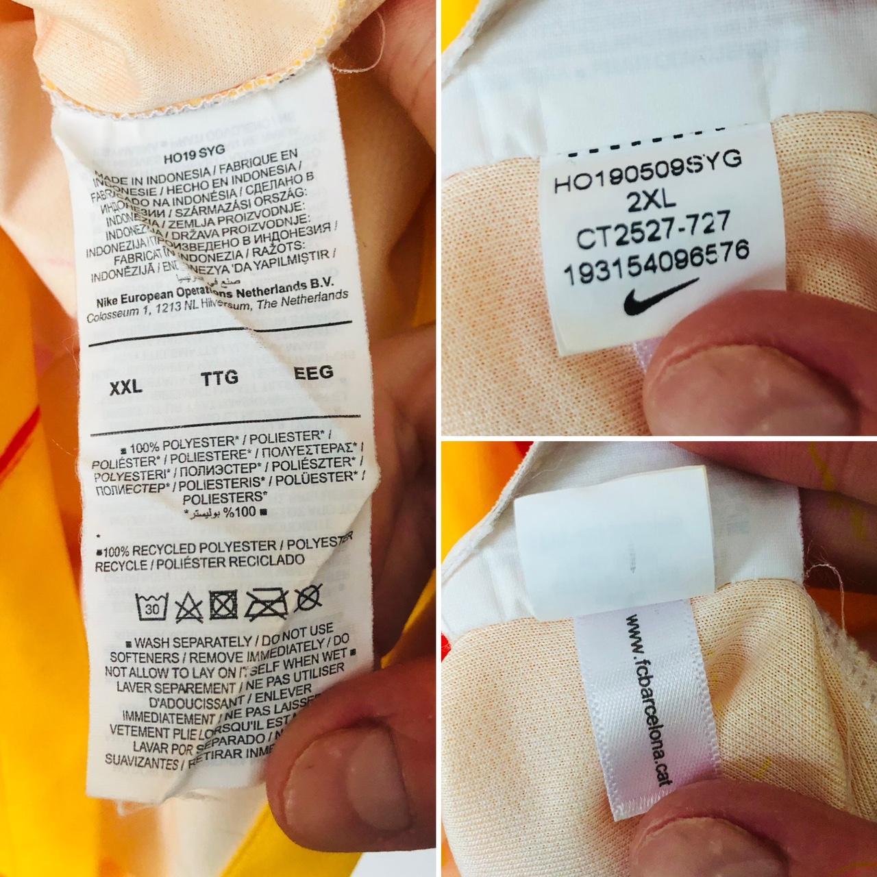 Barcelona 2019/2020 Yellow Fourth Football Shirt (XXL)